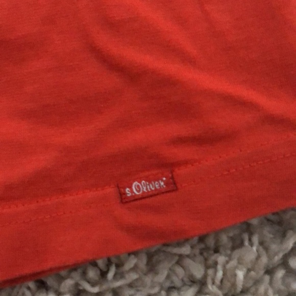 Set of 3 tank tops, not worn, sOliver, Eur40/US10 red/ green/orange - Picture 8 of 12